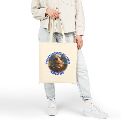 🐾 Steer Through the Storm – Sailor Joe the Little Captain Tote 🐾