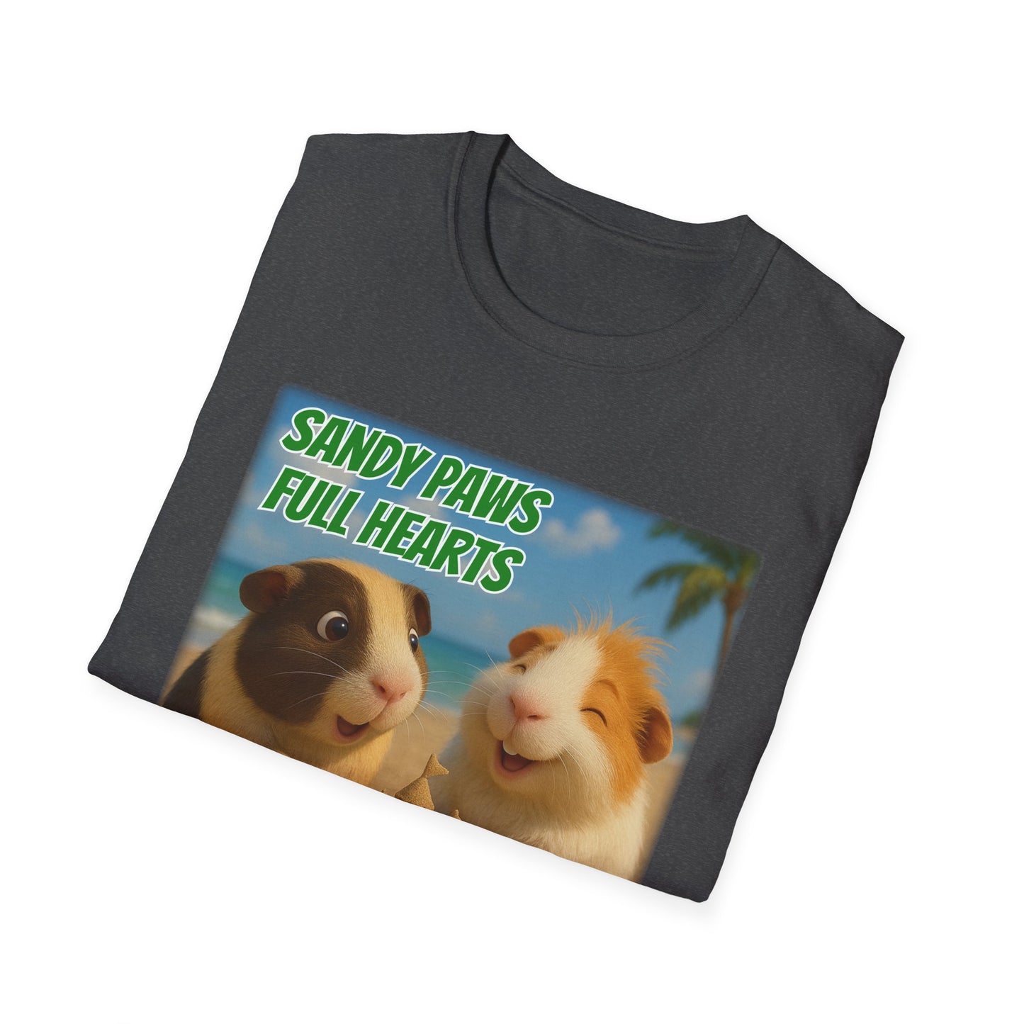 🐾 Sandy Paws – Otis & Benny’s Beach Day Tee 🐾- Rescue Collab