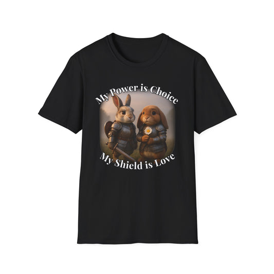 My Power Is Choice – Armor Bunny Tee