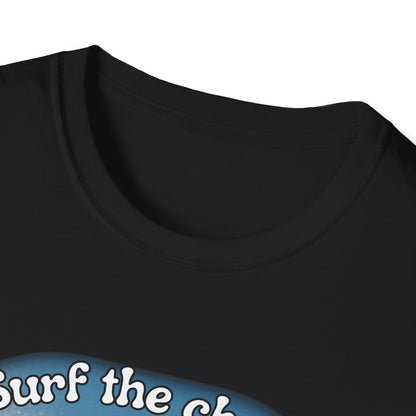 🐾 Surf the Chaos – Pigio the Original Wave Rider Tee 🐾- Rescue Collab