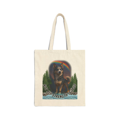 Silent Strength Path – Gentle Guardian Pup Tote