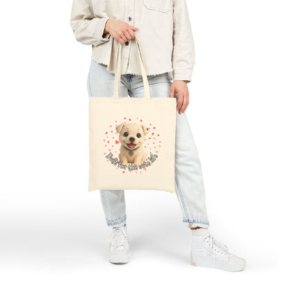 Destiny’s Pawfect Path – Cute Puppy Tote