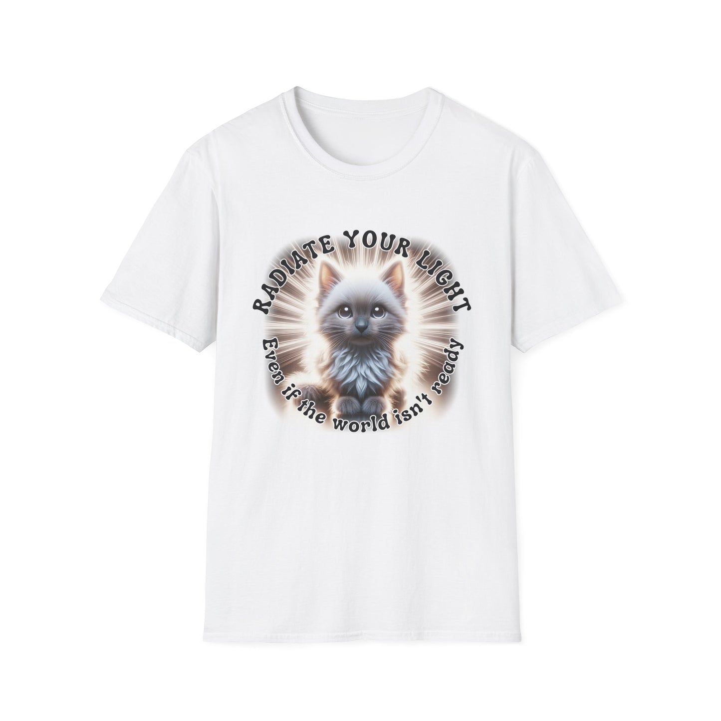 Radiate Your Light – Cosmic Kitten Shine Tee