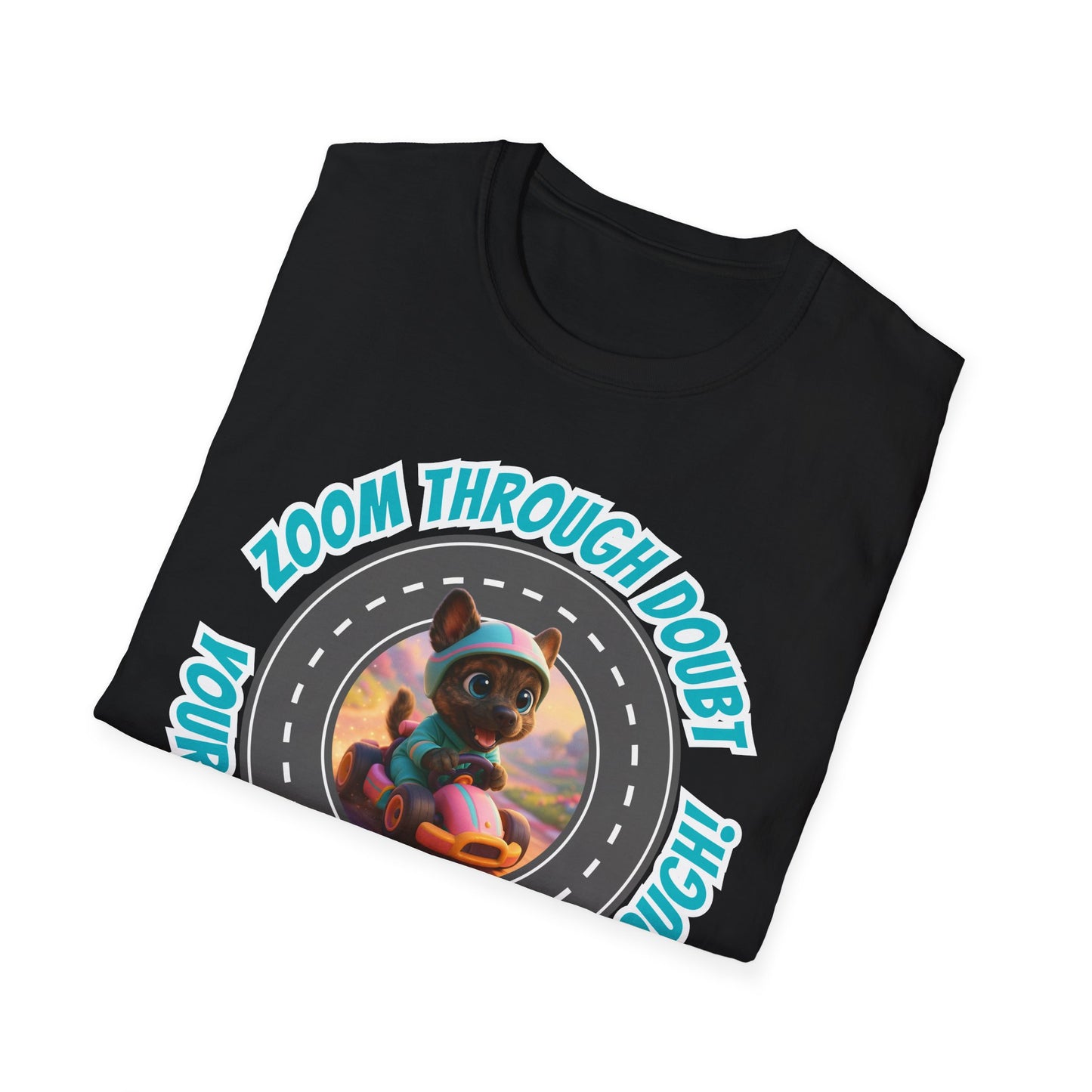 Zoom Through Doubt – Glow Koa Puppy Power Tee
