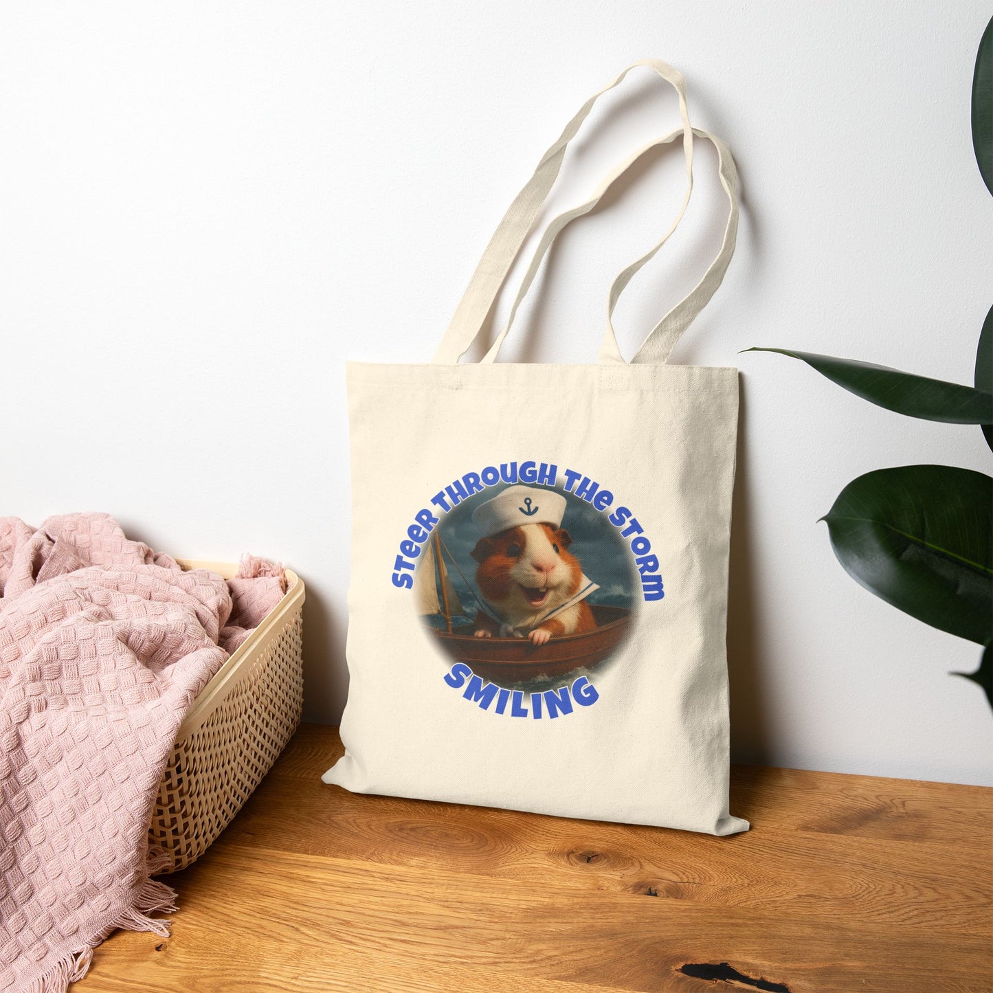 🐾 Steer Through the Storm – Sailor Joe the Little Captain Tote 🐾