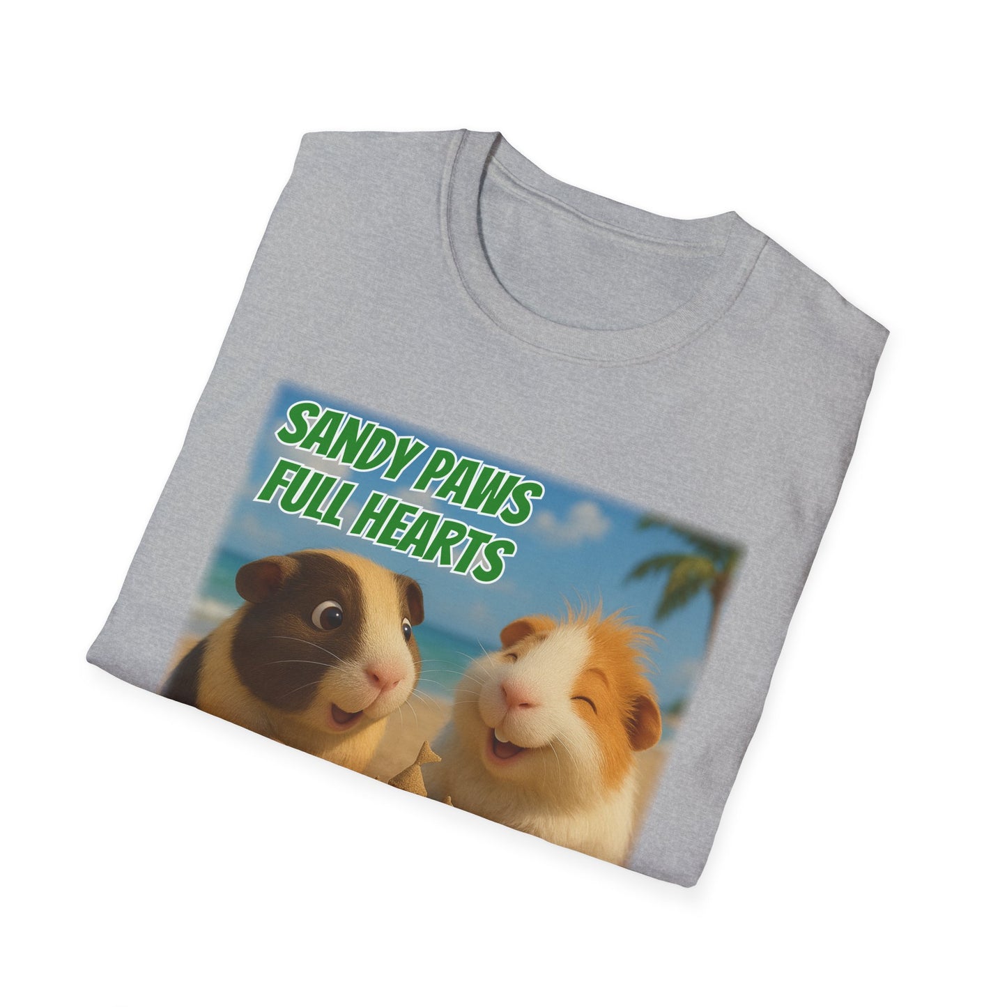 🐾 Sandy Paws – Otis & Benny’s Beach Day Tee 🐾- Rescue Collab