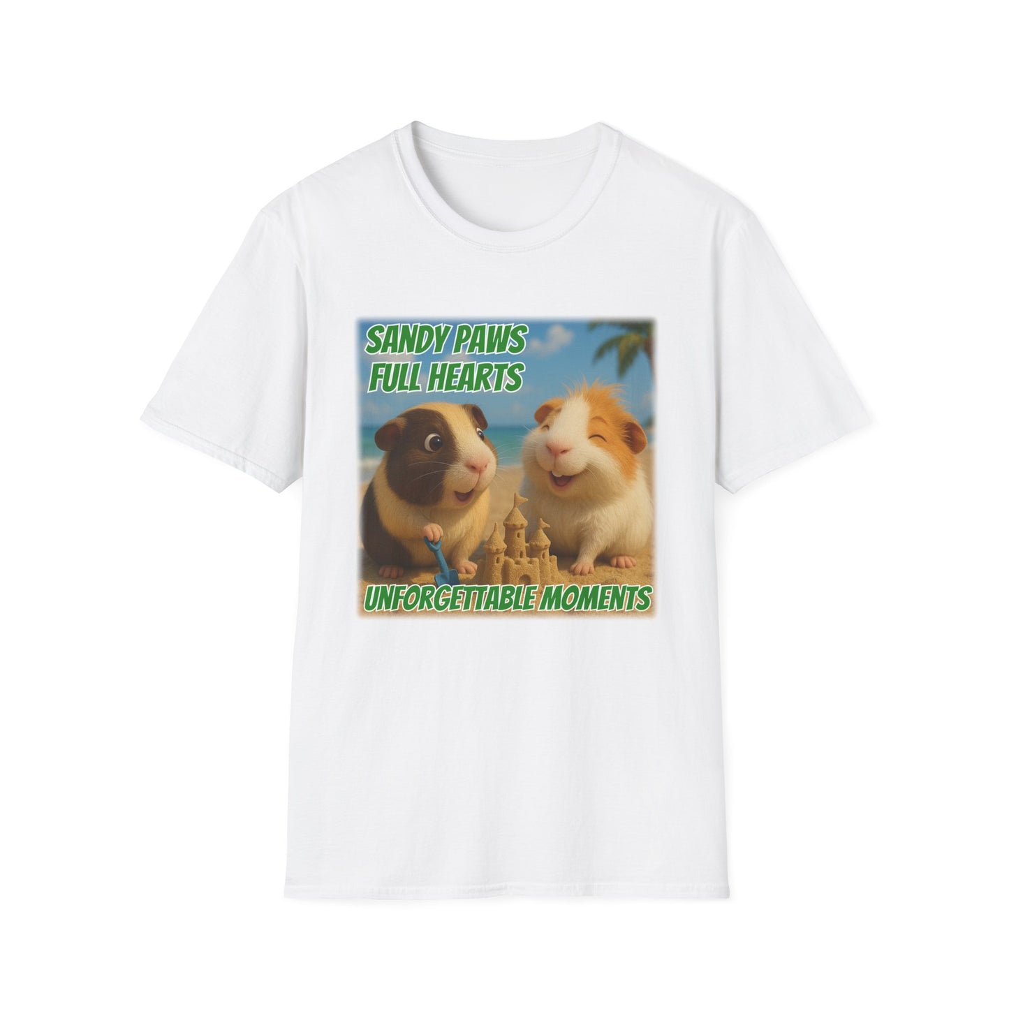 🐾 Sandy Paws – Otis & Benny’s Beach Day Tee 🐾- Rescue Collab
