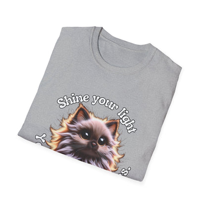 Your Light, Your Rules – Rebel Kitten Shine Tee