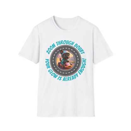 Zoom Through Doubt – Glow Koa Puppy Power Tee
