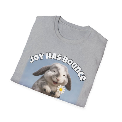 Joy Has Bounce – Bunny Beau Bear's Joyful Hop Tee