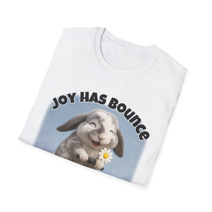 Joy Has Bounce – Bunny Beau Bear's Joyful Hop Tee
