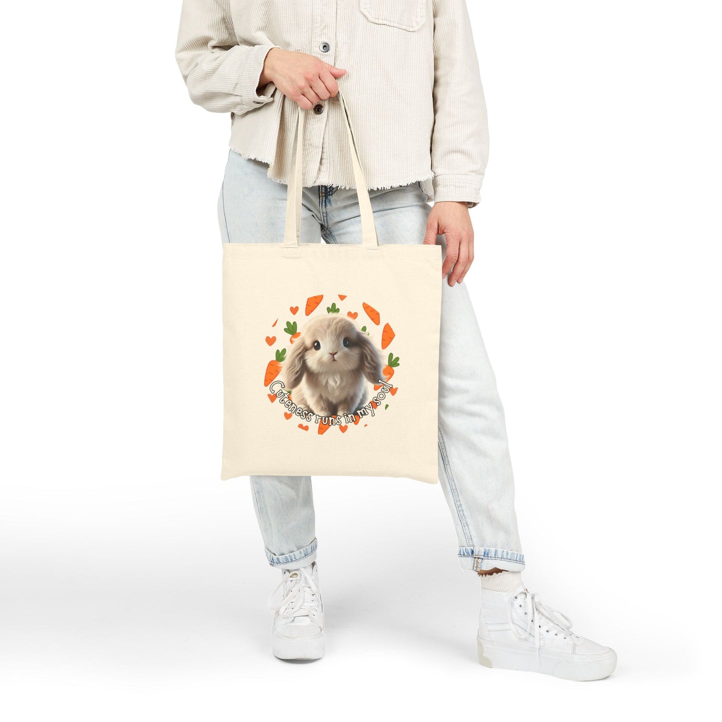 Cuteness Runs in My Soul – Bunny Energy Tote
