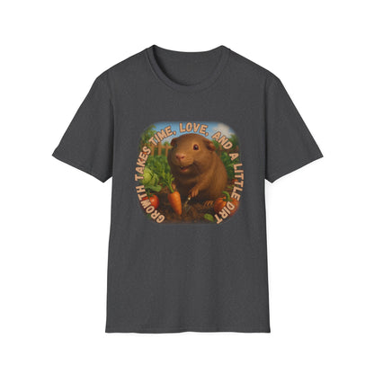🐾 Growth Takes Time – Hazel the Garden Heart Tee 🐾- Rescue Collab