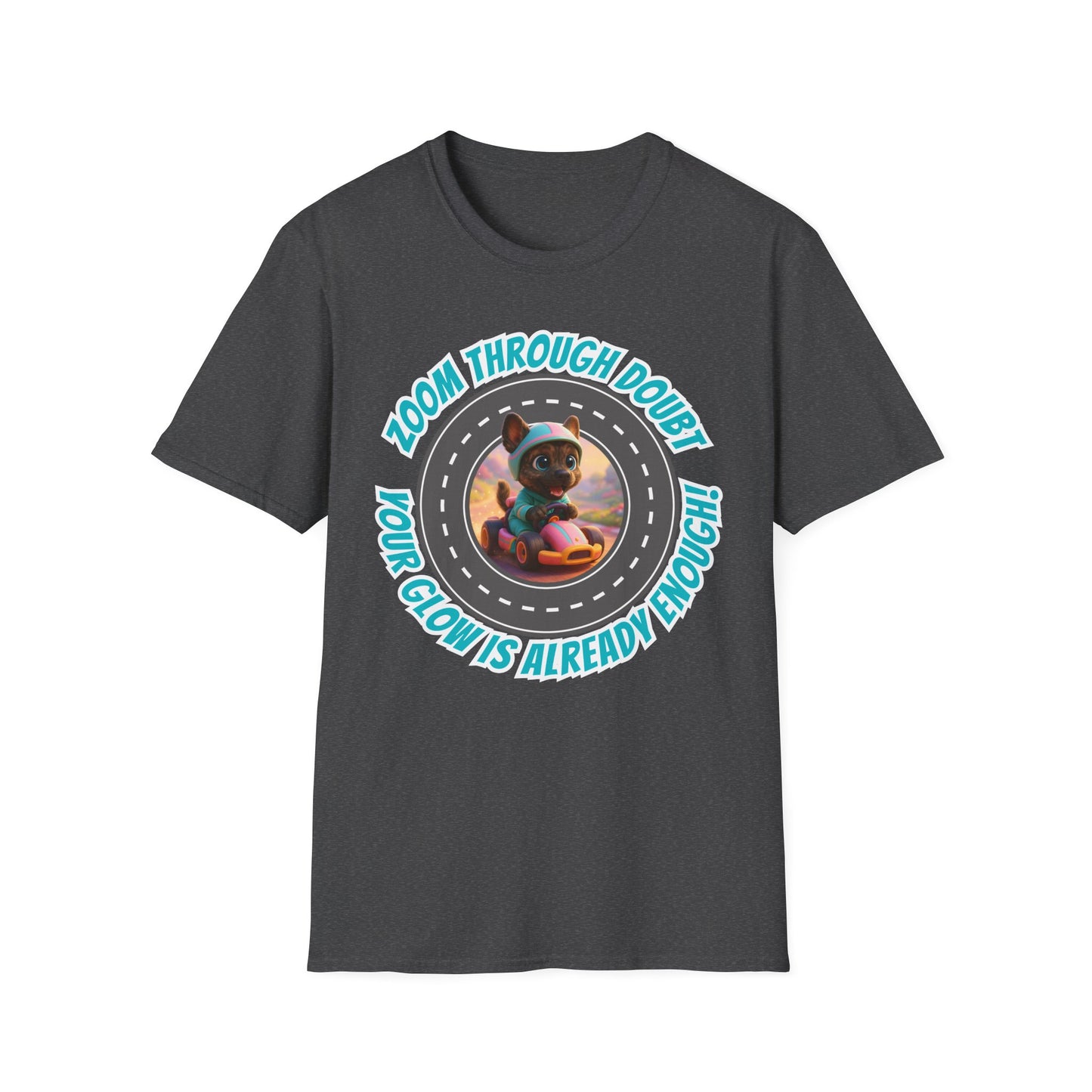 Zoom Through Doubt – Glow Koa Puppy Power Tee
