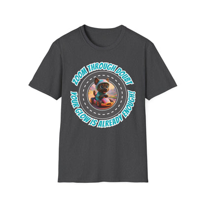Zoom Through Doubt – Glow Koa Puppy Power Tee