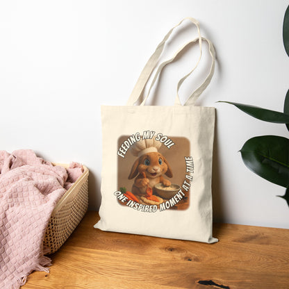 Heartfelt Twinkie Bunny Love Tote – Nourishing Moments for Animal Souls