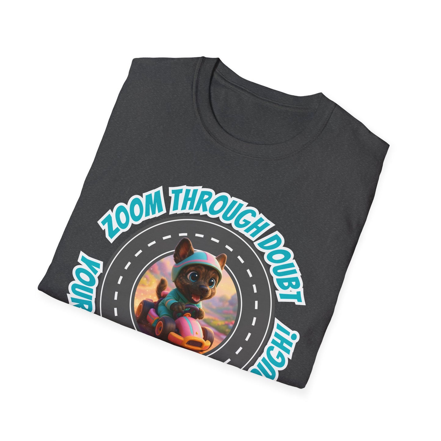 Zoom Through Doubt – Glow Koa Puppy Power Tee
