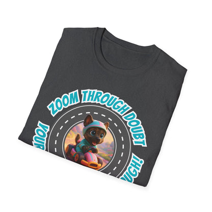 Zoom Through Doubt – Glow Koa Puppy Power Tee
