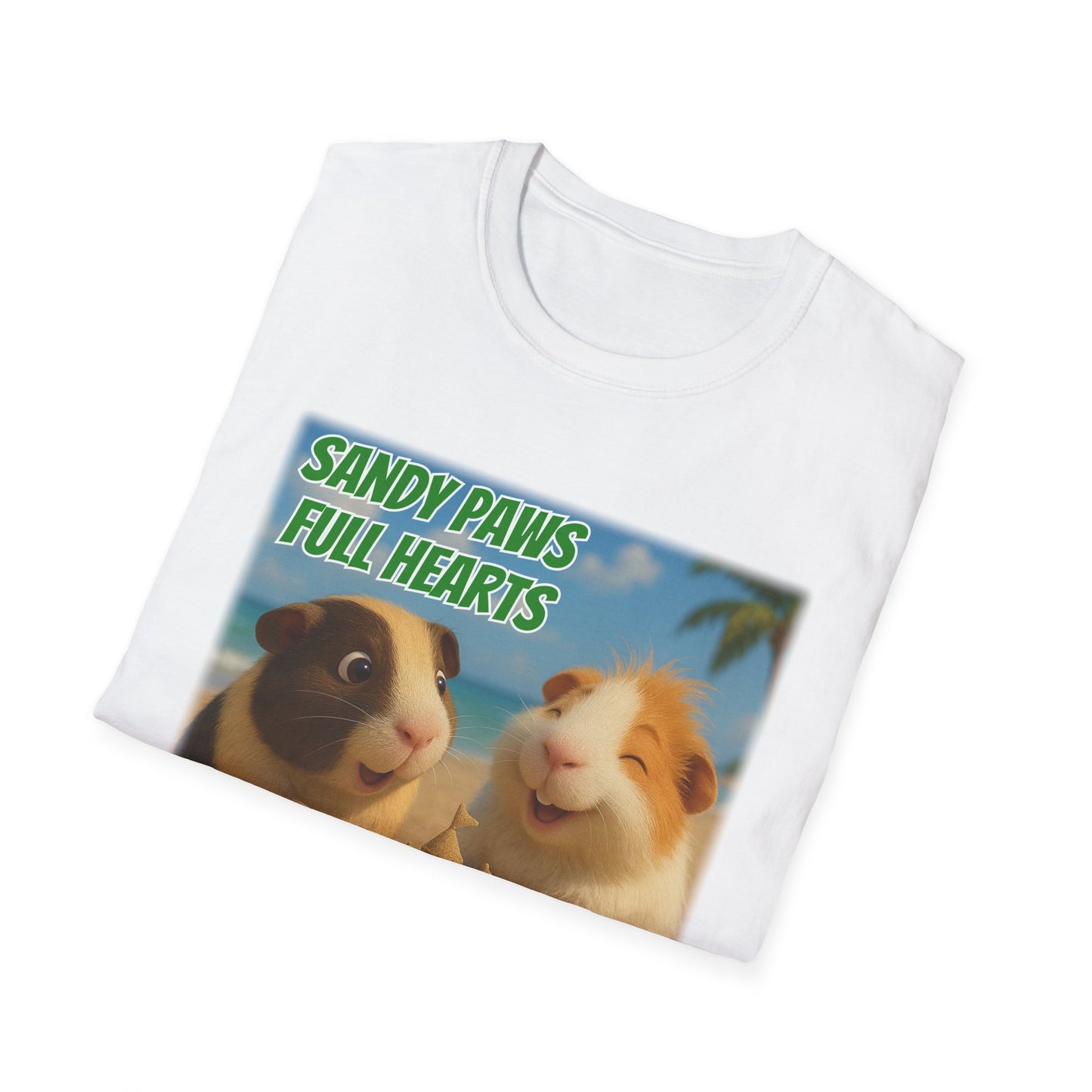 🐾 Sandy Paws – Otis & Benny’s Beach Day Tee 🐾- Rescue Collab