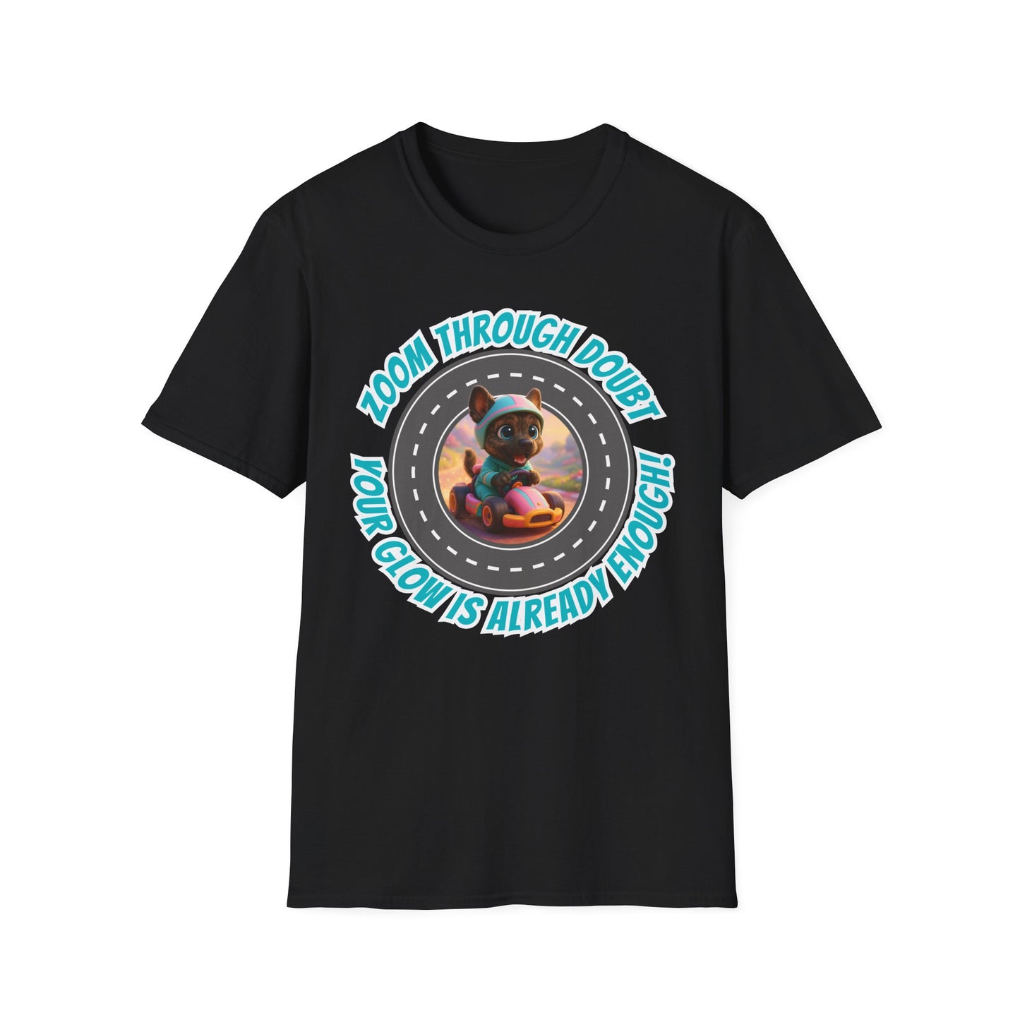 Zoom Through Doubt – Glow Koa Puppy Power Tee