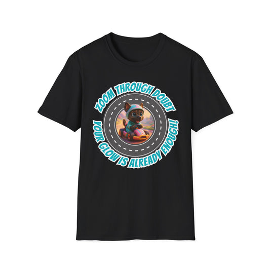 Zoom Through Doubt – Glow Koa Puppy Power Tee