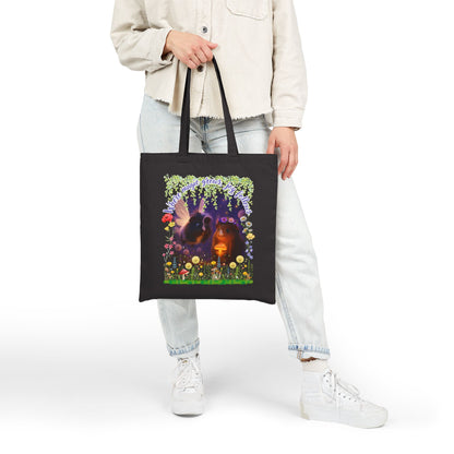 Where Magic Grows, Joy Follows – Whimsical Guinea Pig Tote