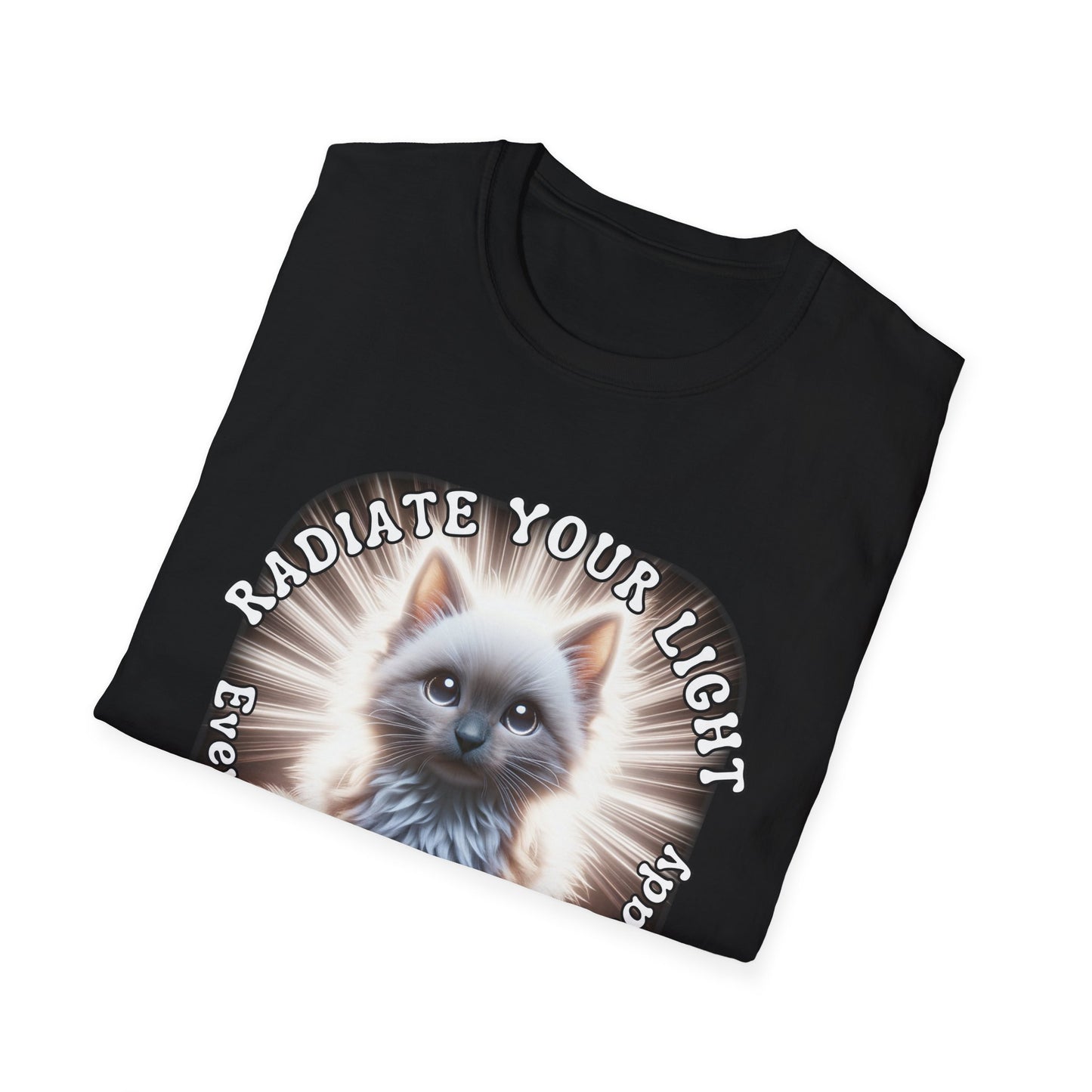 Radiate Your Light – Cosmic Kitten Shine Tee