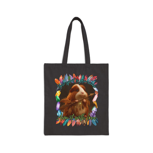 🏹 Aim With Love – Guinea Pig Spirit Arrow Tote 🌈