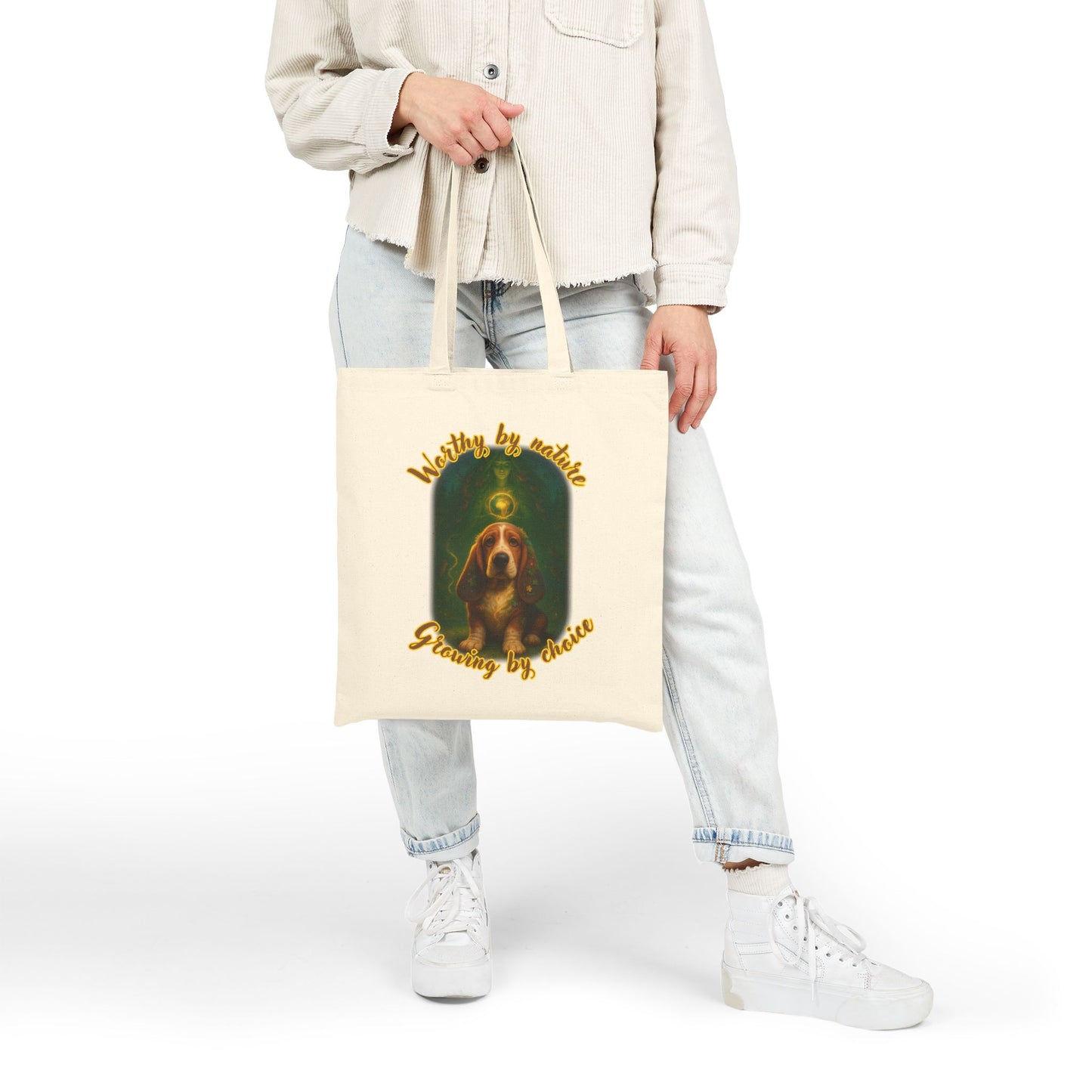 Worthy by Nature – Earthborn Basset Dog Tote