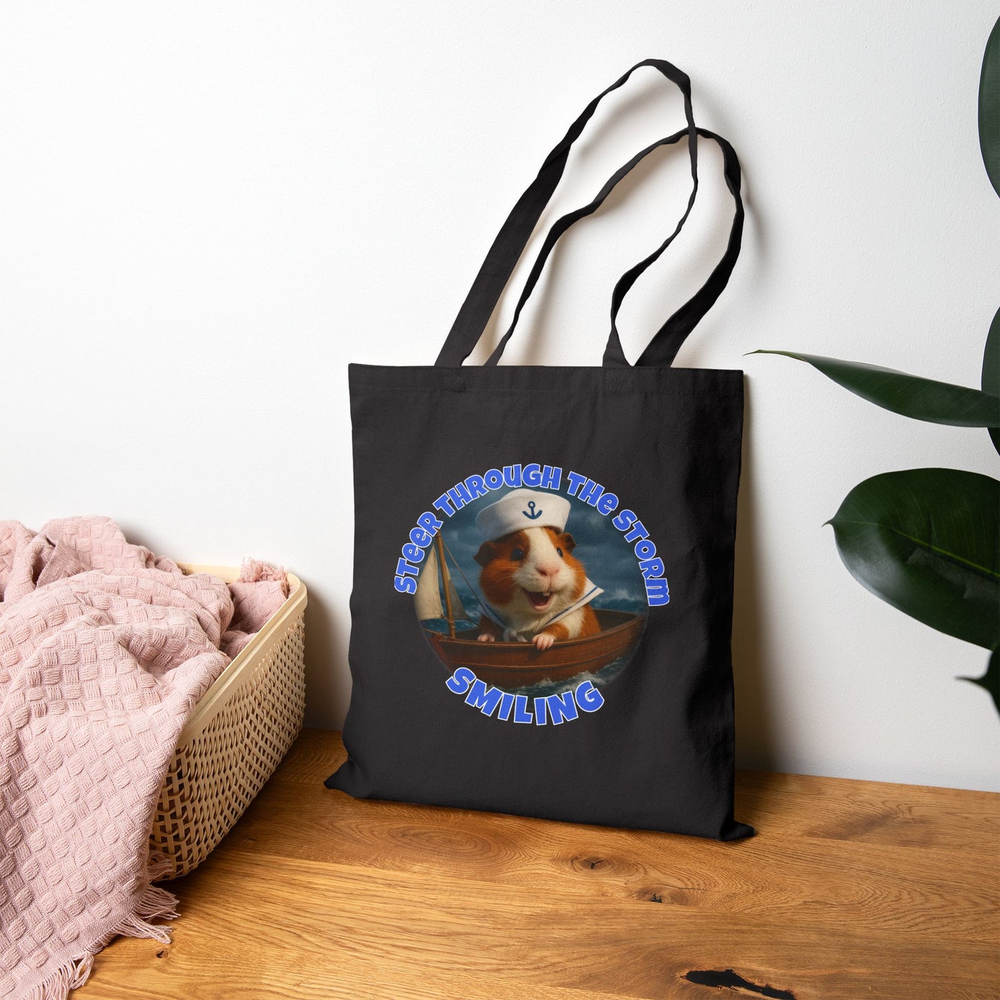 🐾 Steer Through the Storm – Sailor Joe the Little Captain Tote 🐾