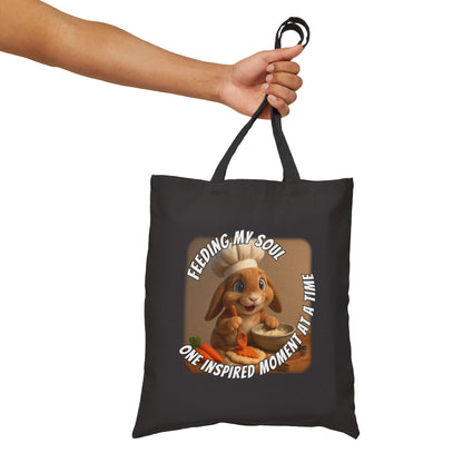 Heartfelt Twinkie Bunny Love Tote – Nourishing Moments for Animal Souls