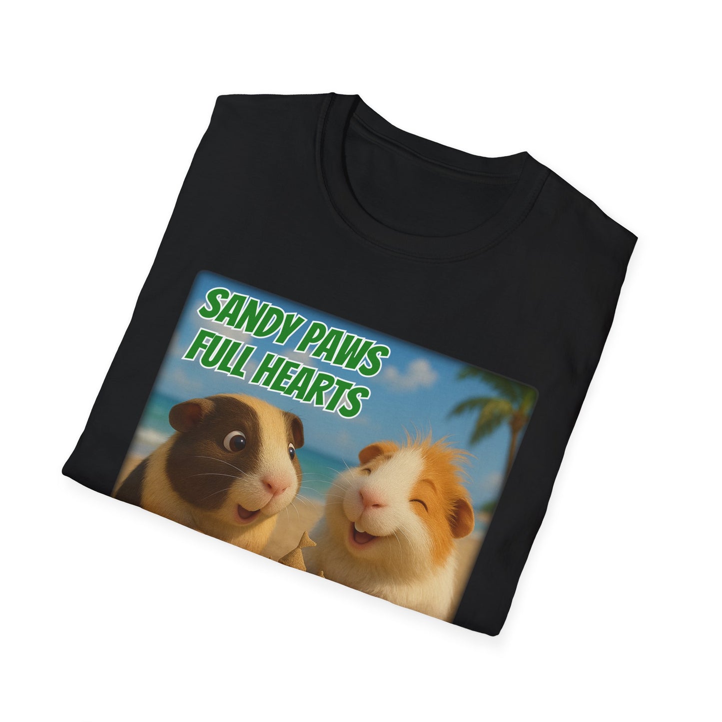 🐾 Sandy Paws – Otis & Benny’s Beach Day Tee 🐾- Rescue Collab