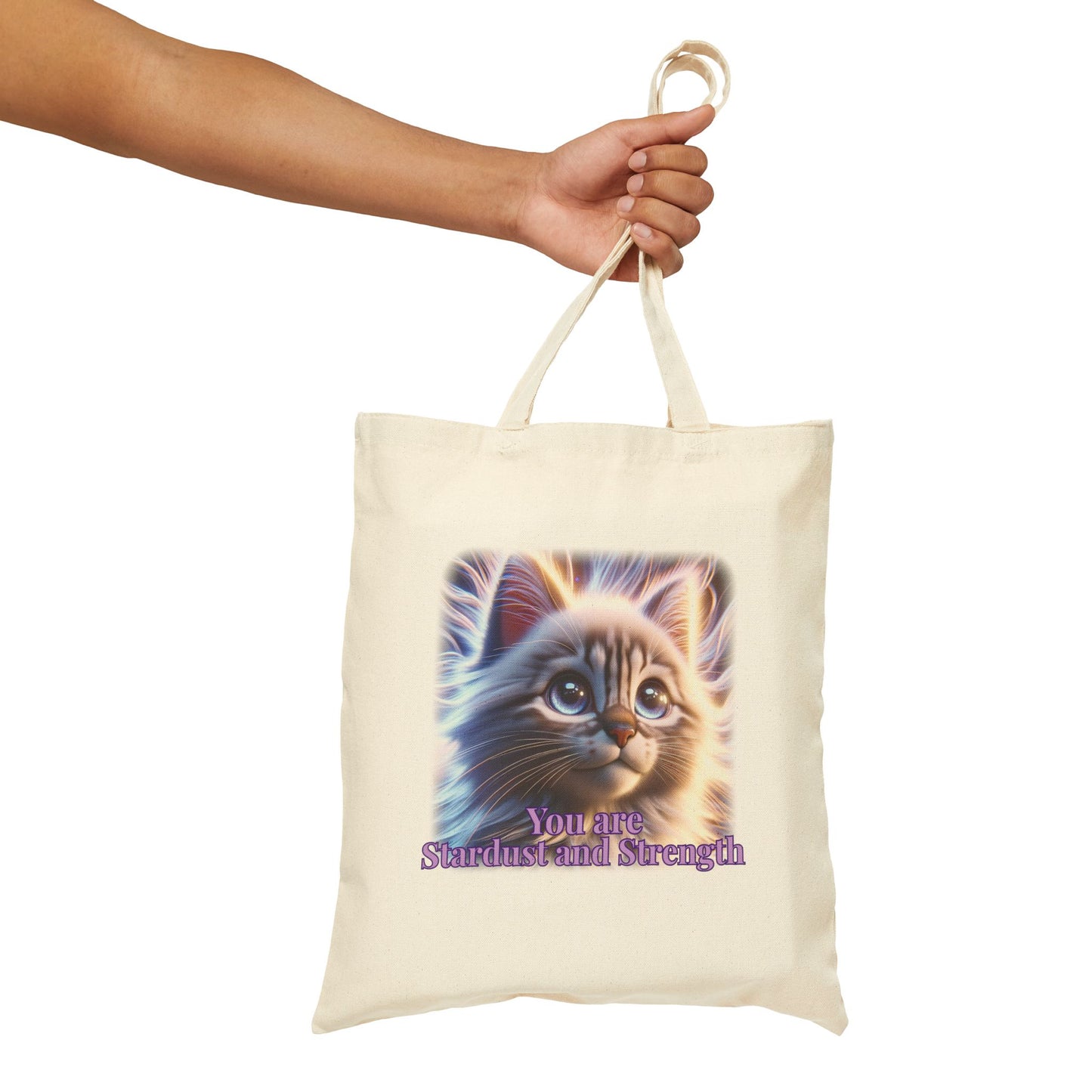 Stardust & Strength – Celestial Kitten Inner Light Tote