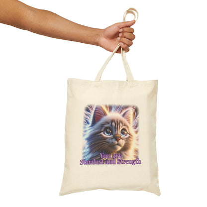 Stardust & Strength – Celestial Kitten Inner Light Tote