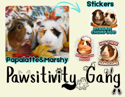 Rescue Piggies Sticker Pack – Gardner’s Pig Pen Special Edition 🐾💛🐹