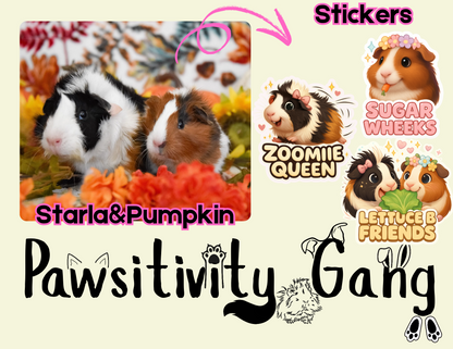 Rescue Piggies Sticker Pack – Gardner’s Pig Pen Special Edition 🐾💛🐹