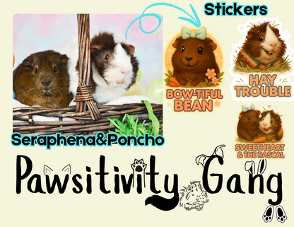 Rescue Piggies Sticker Pack – Gardner’s Pig Pen Special Edition 🐾💛🐹