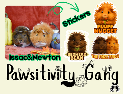 Rescue Piggies Sticker Pack – Gardner’s Pig Pen Special Edition 🐾💛🐹