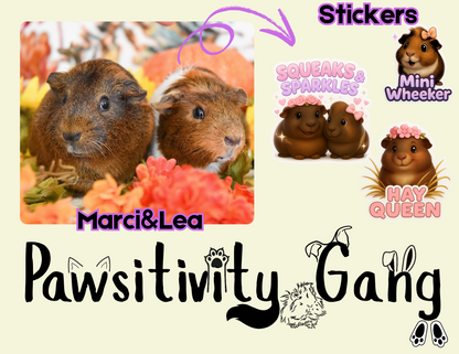 Rescue Piggies Sticker Pack – Gardner’s Pig Pen Special Edition 🐾💛🐹