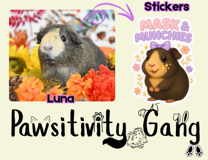 Rescue Piggies Sticker Pack – Gardner’s Pig Pen Special Edition 🐾💛🐹