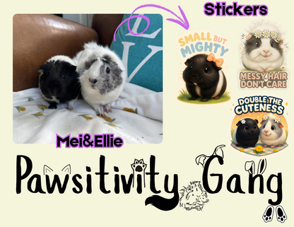 Rescue Piggies Sticker Pack – Gardner’s Pig Pen Special Edition 🐾💛🐹