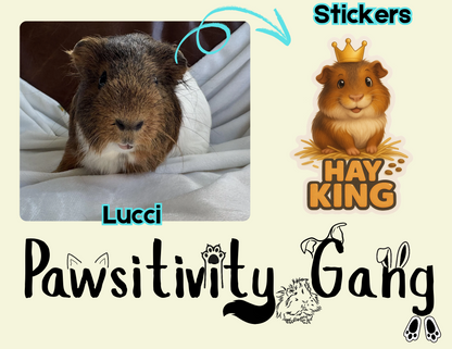 Rescue Piggies Sticker Pack – Gardner’s Pig Pen Special Edition 🐾💛🐹