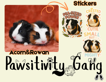 Rescue Piggies Sticker Pack – Gardner’s Pig Pen Special Edition 🐾💛🐹