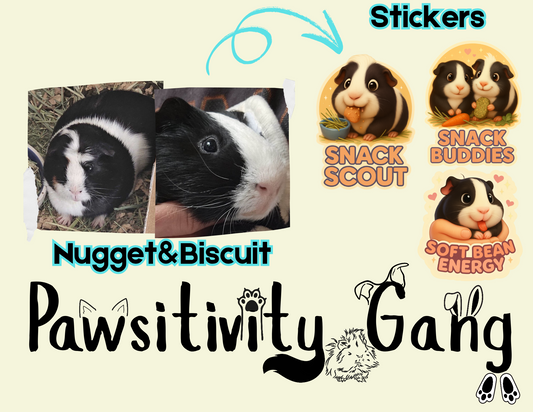 Rescue Piggies Sticker Pack – Gardner’s Pig Pen Special Edition 🐾💛🐹