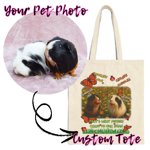✨ Your Pet, Your Story – Custom Tote ✨