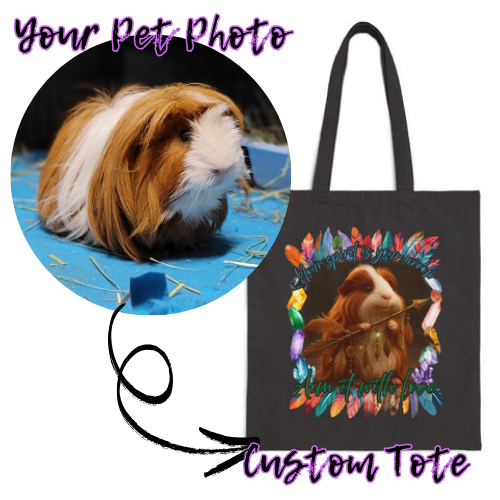 ✨ Your Pet, Your Story – Custom Tote ✨